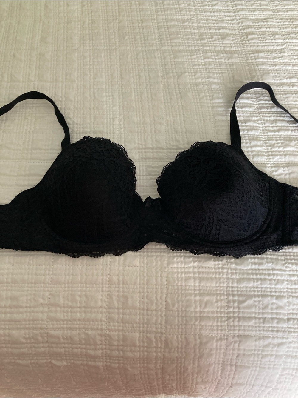 intimissimi Black Lace Push-Up Bra